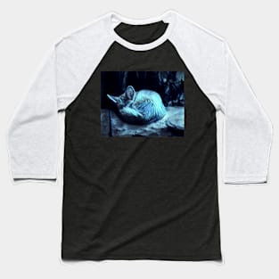 Sleepy Spectral Kitty Baseball T-Shirt